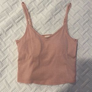 Cropped Tank Top with Padding